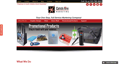 Desktop Screenshot of catchfiremarketing.com